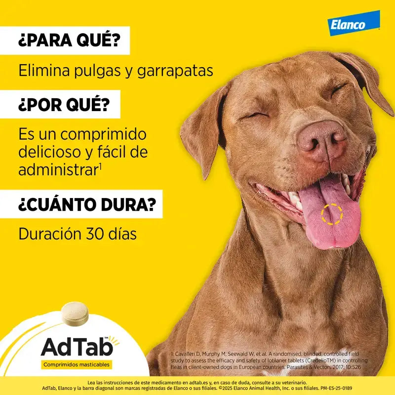 AdTab 112Mg Compresse Masticabili Cani 2,5-5,5Kg, 1Cpd