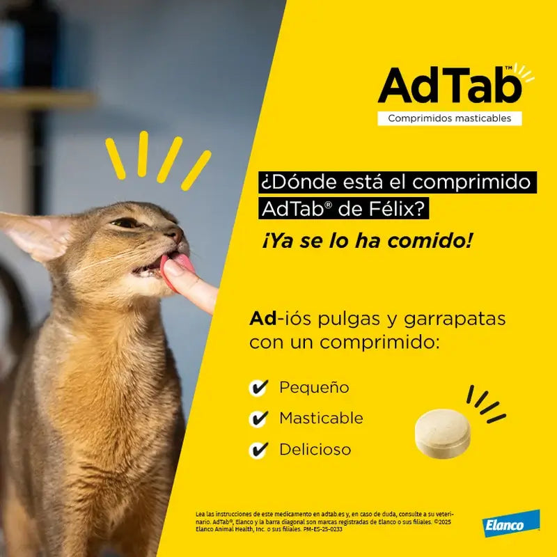 AdTab 12Mg Compresse masticabili Gatti 0,5-2Kg, 1Cpd