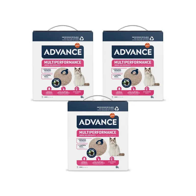 Advance Accessorio per gatti, Litter, 3 x 6 l