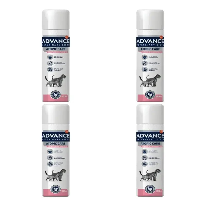 Advance Atopic Care Shampoo, 300 ml, confezione da 4