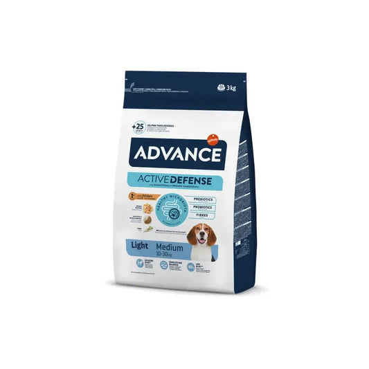 Advance Canine Adult Light Medium Chicken 3 kg, alimento per cani