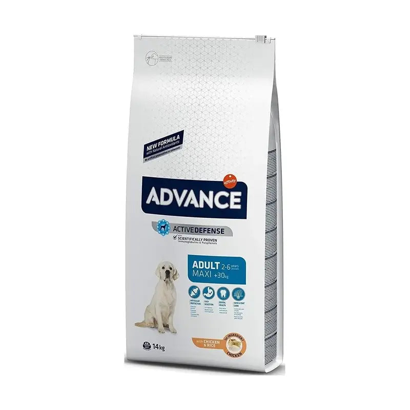 Advance Canine Adult Maxi Chicken Rice 14kg, alimento per cani