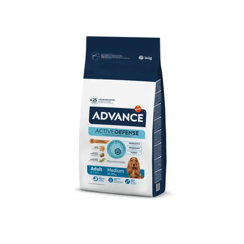 Advance Canine Adult Medium Chicken Rice 14 kg, cibo per cani