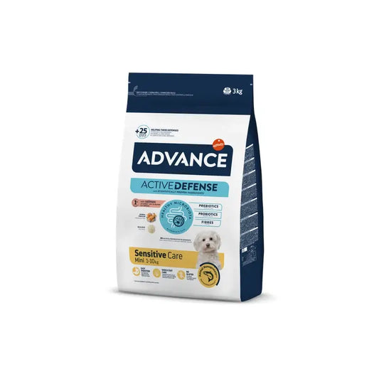 Advance Canine Adult Sensitive Mini Salmon 3Kg, alimento per cani