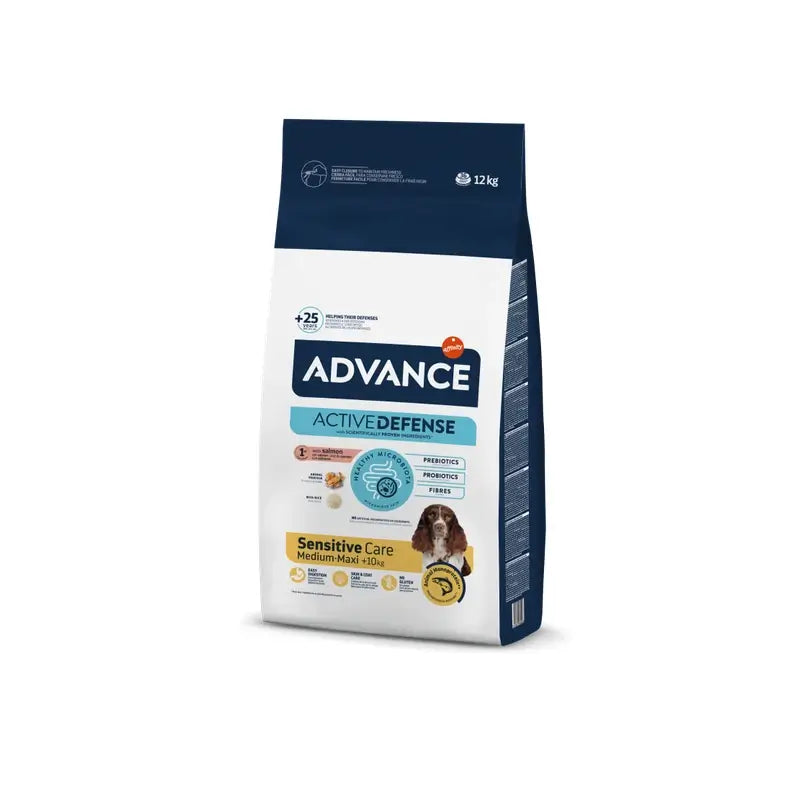 Advance Canine Adult Sensitive Salmon Rice 12Kg, cibo per cani per cani