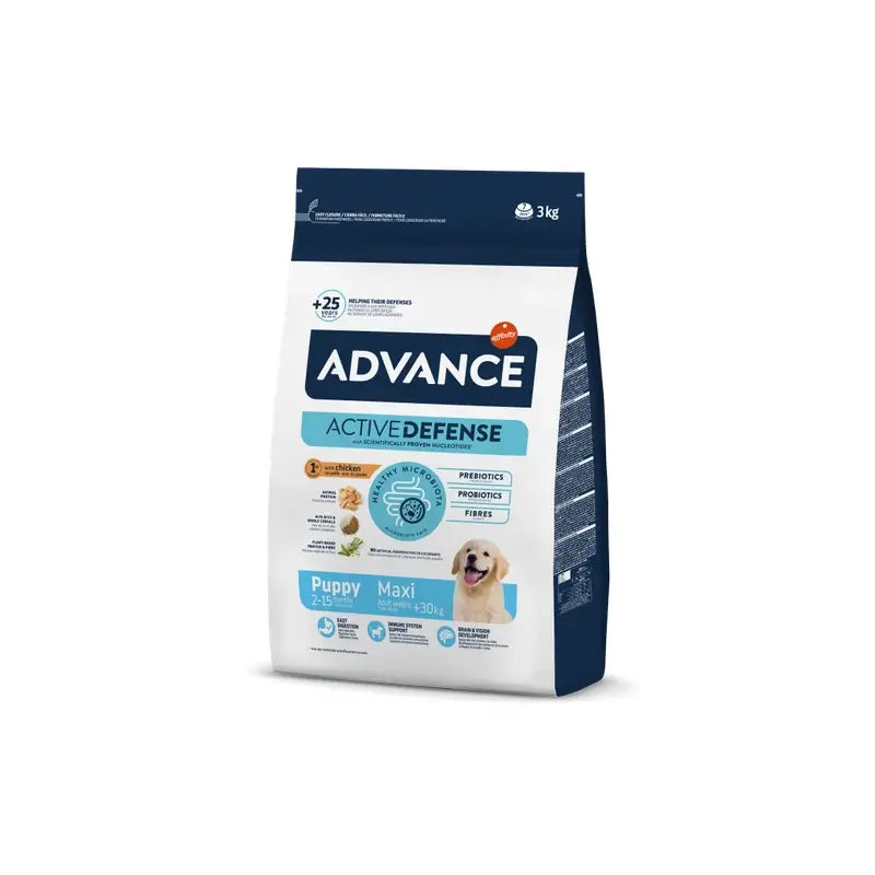 Advance Canine Puppy Maxi Pollo Riso 3Kg, alimento per cani