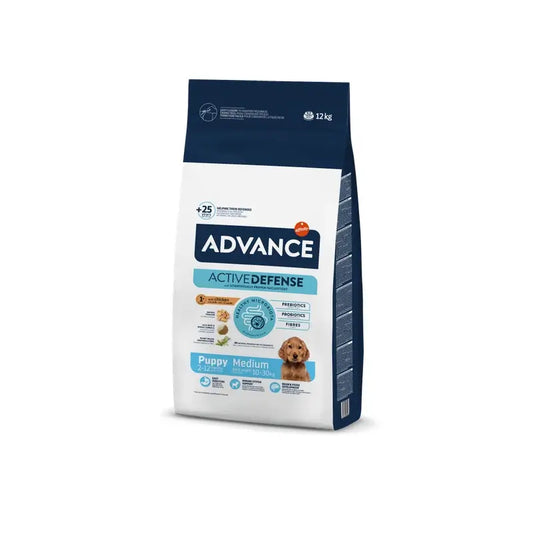 Advance Canine Puppy Medium Chicken Rice 12Kg, alimento per cani