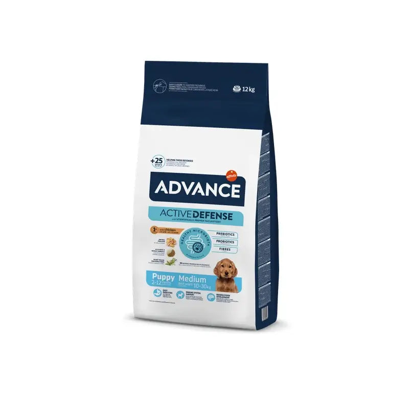 Advance Canine Puppy Medium Chicken Rice 12Kg, alimento per cani
