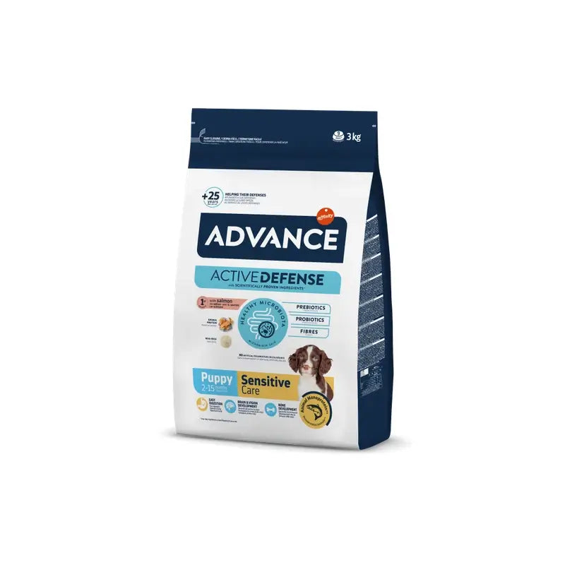 Advance Canine Puppy Sensitive Salmon 3Kg, alimento per cani