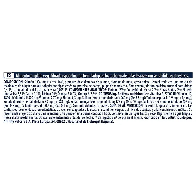 Advance Canine Puppy Sensitive Salmon, 800 g, cibo per cani