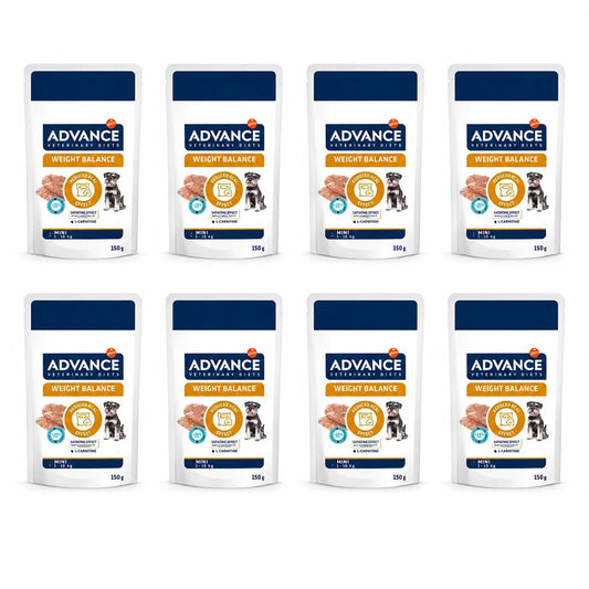 Advance Cibo umido Help Reduce Weight per cani di taglia mini, monodose, 8 x 150 g