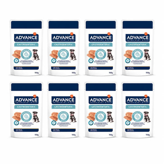 Advance Cibo umido per la salute intestinale dei cani di taglia mini, monodose, 8 x 150 g