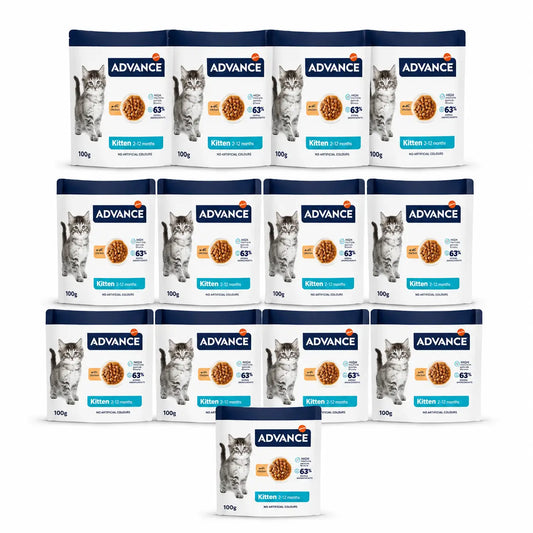 Advance Cibo umido per gatti, al pollo, porzioni singole, 13 x 340 g