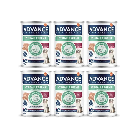 Advance Cibo umido per cani, con agnello, porzioni singole, 6 x 400 g
