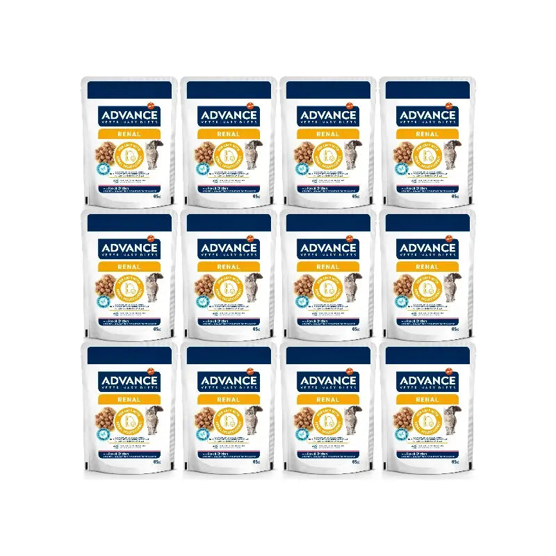 Advance Cibo umido per gatti con problemi renali, porzioni singole, 12 x 85 g