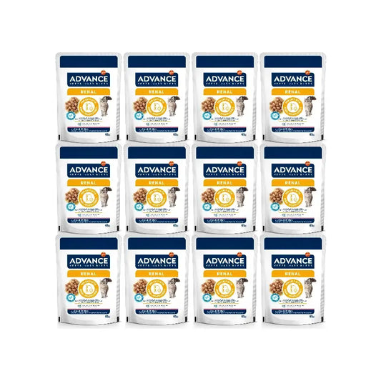 Advance Cibo umido per gatti con problemi renali, porzioni singole, 12 x 85 g