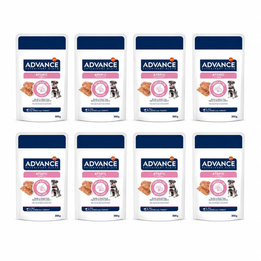 Advance Cibo umido Support Skin per cani Mini, porzioni singole, 8 x 150 g