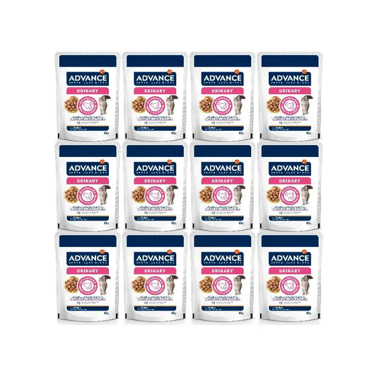 Advance Cibo umido Urinary per gatti, monodose, 12 x 85 g