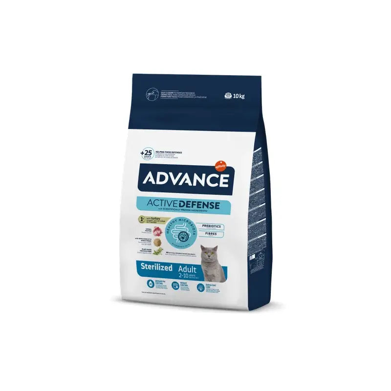 Advance Feline Adult Sterilised Turkey 10Kg, cibo per gatti