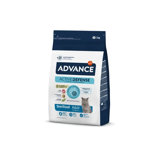 Advance Feline Adult Sterilised Turkey 3Kg, cibo per gatti