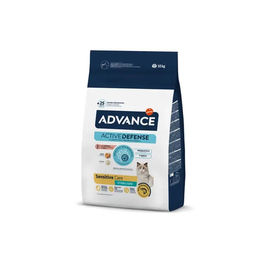 Advance Feline Adult Sterilised Sensitive 10 kg, cibo per gatti