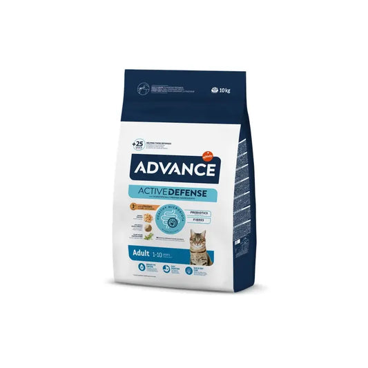 Advance Feline Adult Chicken Rice 10Kg, cibo per gatti