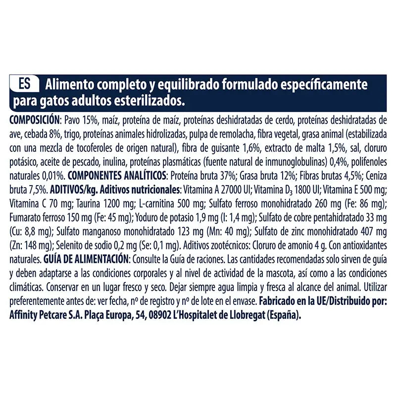 Advance Feline Sterilised Hairball 1,5Kg, cibo per gatti
