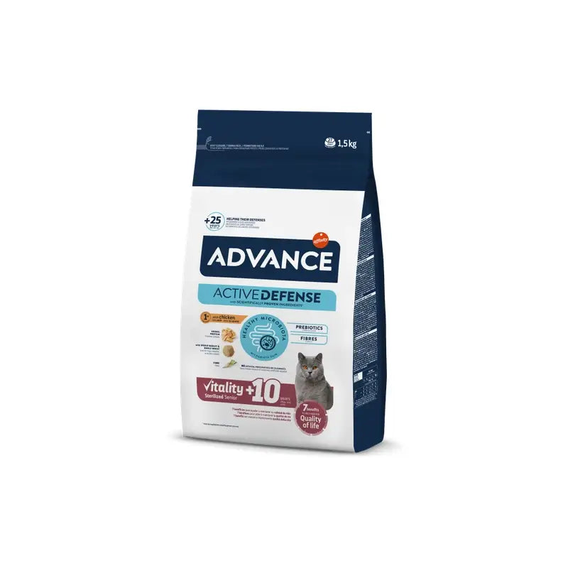 Advance Feline Senior+10 Sterilised. Pollo 1,5Kg, cibo per gatti