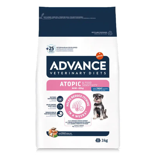 Advance Pienso Atopic per cani, Mini, Superpremium, 3 kg