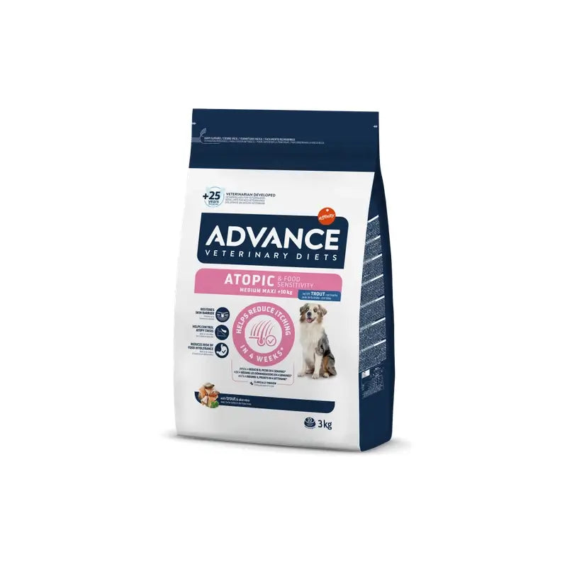 Advance Vet Canine Adult Atopic 3Kg, alimento per cani
