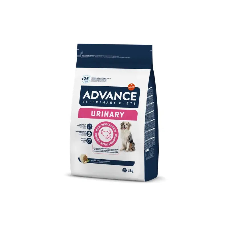 Advance Vet Canine Adult Urinary 3Kg, alimento per cani