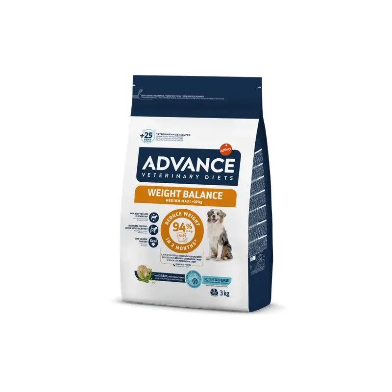 Advance Vet Canine Adult Weight Bal. 3Kg, cibo per cani