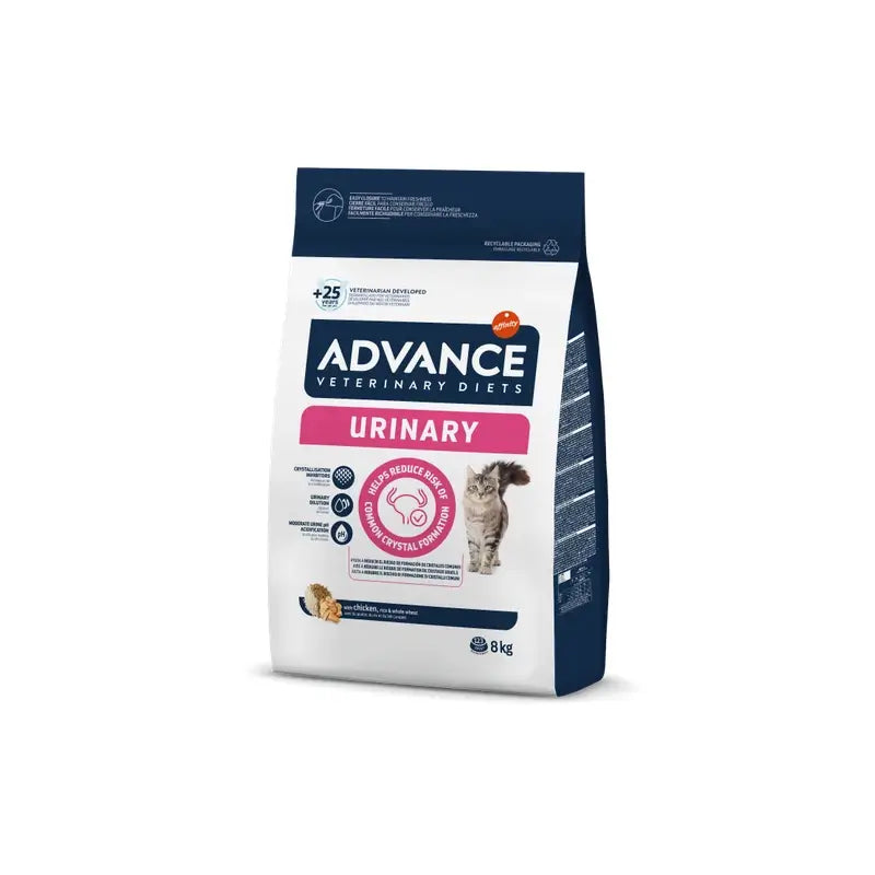 Advance Vet Feline Adult Urinary 8Kg, cibo per gatti