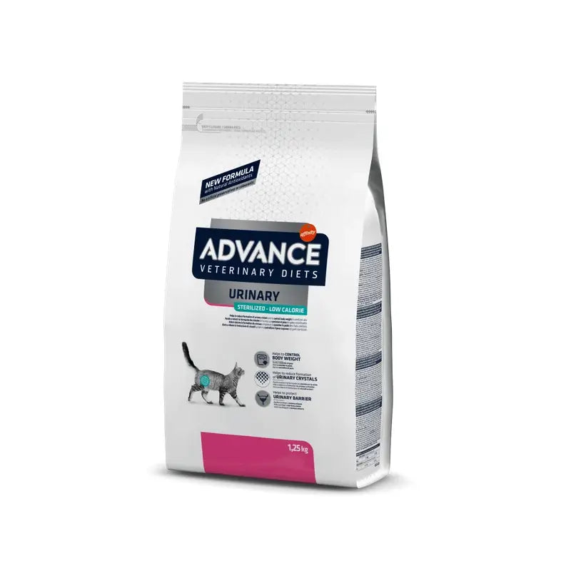 Advance Vet Feline Sterilised Urinary Low 1,25Kg, cibo per gatti