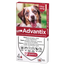 Pipette antiparassitarie Advantix per cani da 10 a 25 kg 4 pezzi x 2,5 ml
