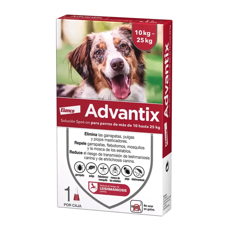 Advantix Mono Pipetta, 2,5 ml 10-25Kg