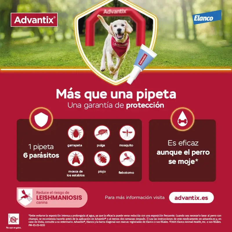Advantix Mono Pipetta, 2,5 ml 10-25Kg