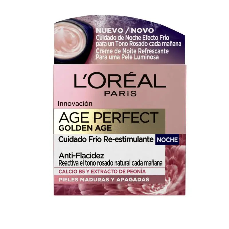 L'Oréal Paris Age Perfect Golden Age Trattamento Notte Re-Stimolante Anti-Caduta