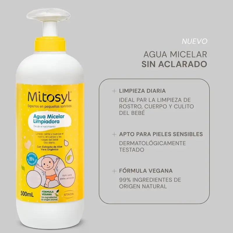 Mitosyl Baby Acqua Micellare Senza Risciacquo , 500 ml