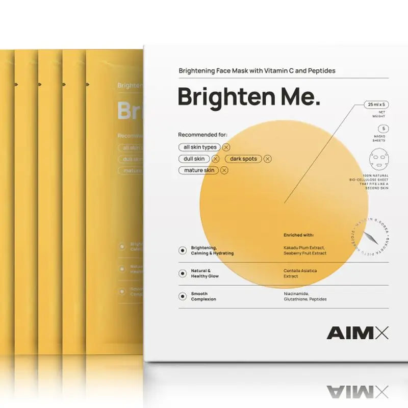 Aimx Maschera viso "Brighten Me", 25 ml
