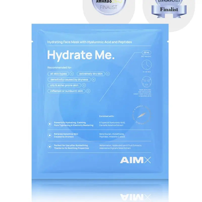 Maschera viso Aimx "Hydrate Me", 25 ml