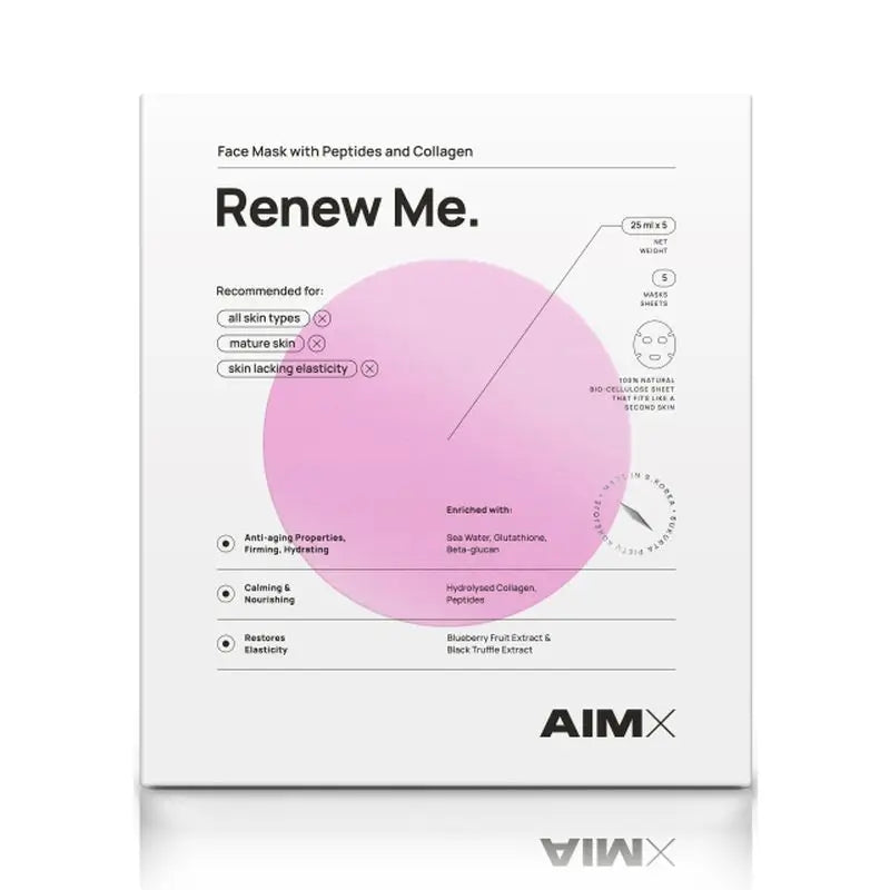 Aimx Maschera viso "Renew Me", 25 ml