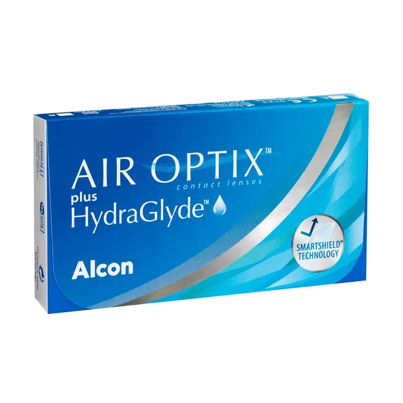 Air Optix Plus Hydraglade lenti a contatto sferiche mensili, 3 unità