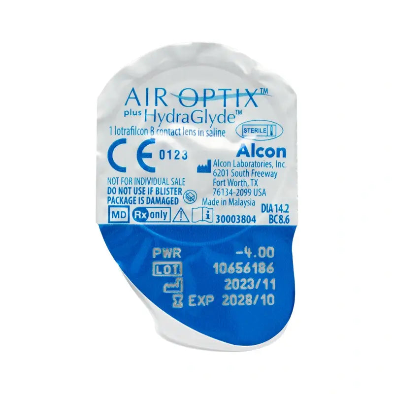 Air Optix Plus Hydraglade lenti a contatto sferiche mensili, 3 unità