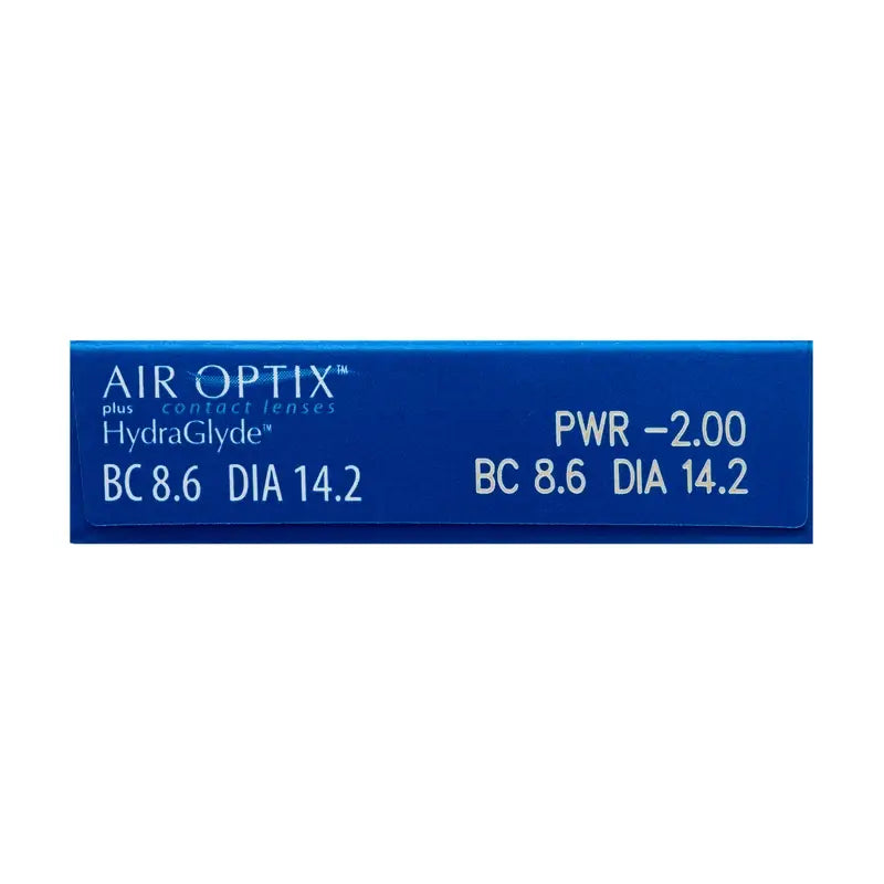 Air Optix Plus Hydraglade lenti a contatto sferiche mensili, 6 unità