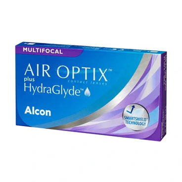 Air Optix Plus HydraGlyde lenti multifocali mensili, 3 unità