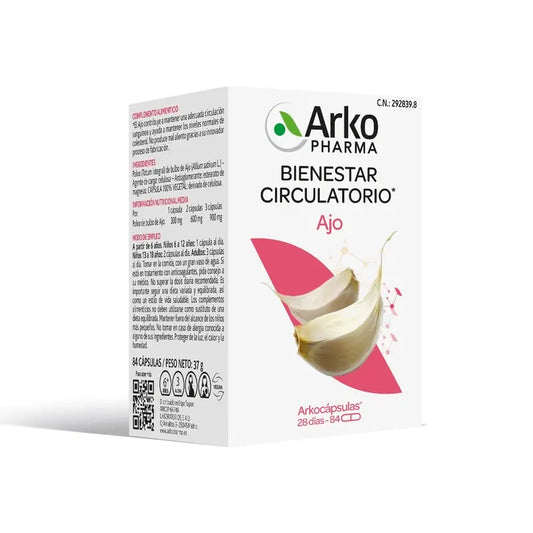 Arkopharma Arkocápsulas Aglio, 84 capsule