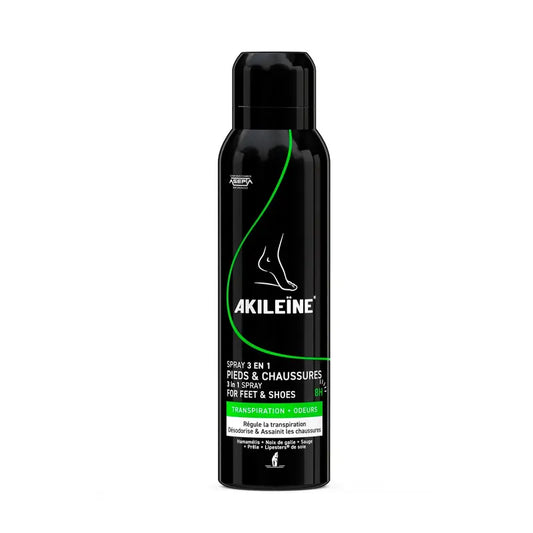 Akileine Spray per piedi e calzature 3 in 1 150 ml