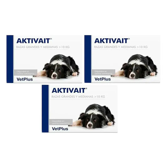 Aktivait Cani di taglia grande in blister, confezione 3 x 60 compresse