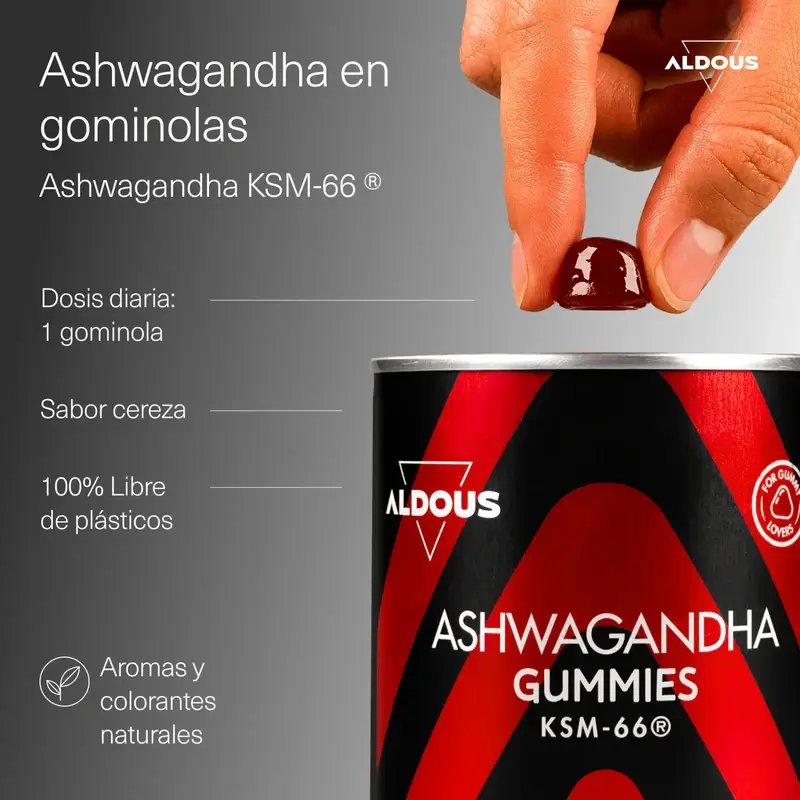 Aldous Bio Ashwagandha Ksm-66 , 120 gommine